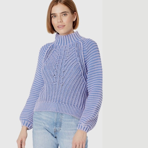 Free People Sweetheart Chunky Knit Sweater- Size XS - Picture 12 of 14